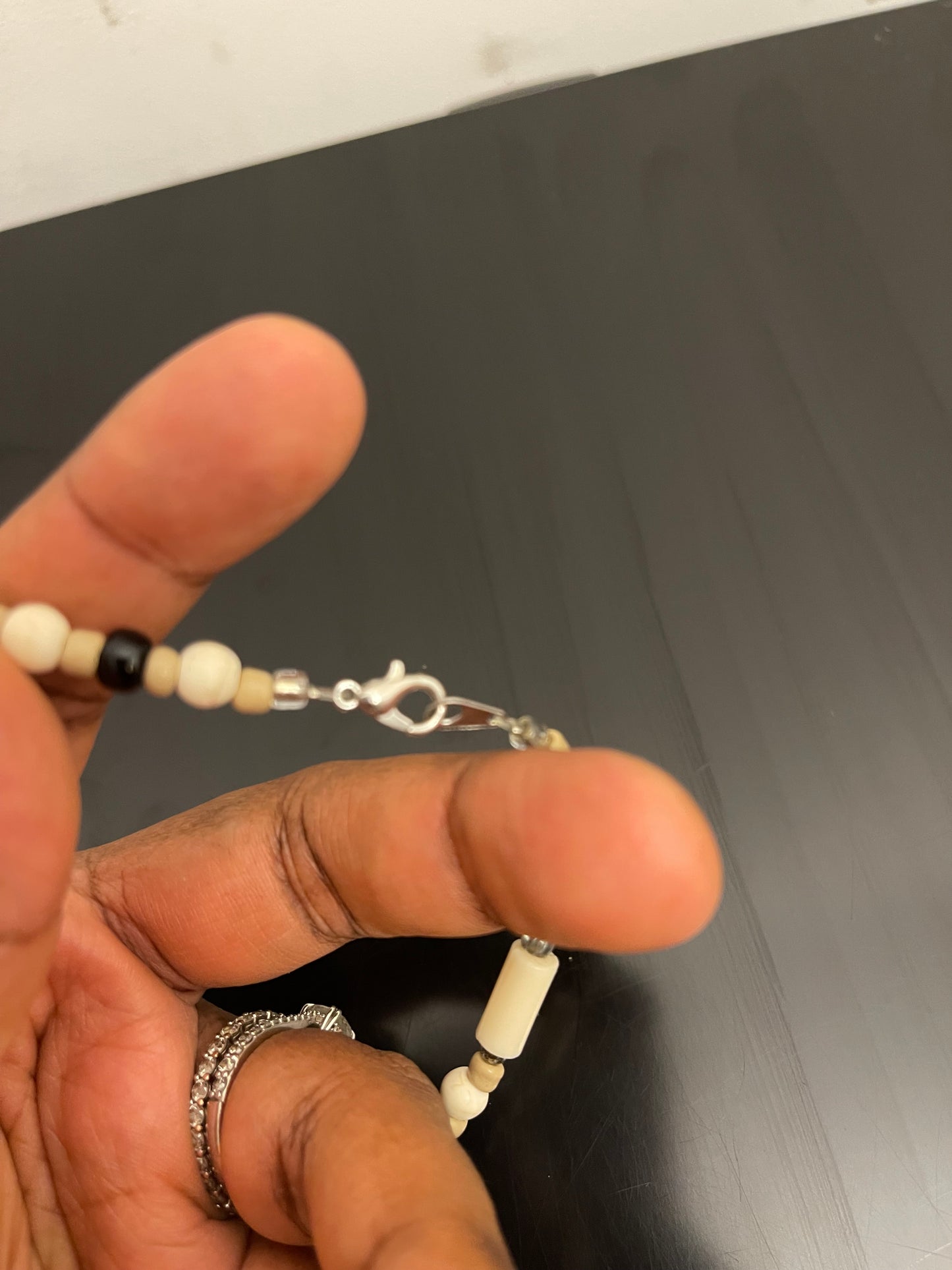 Beaded turtle choker