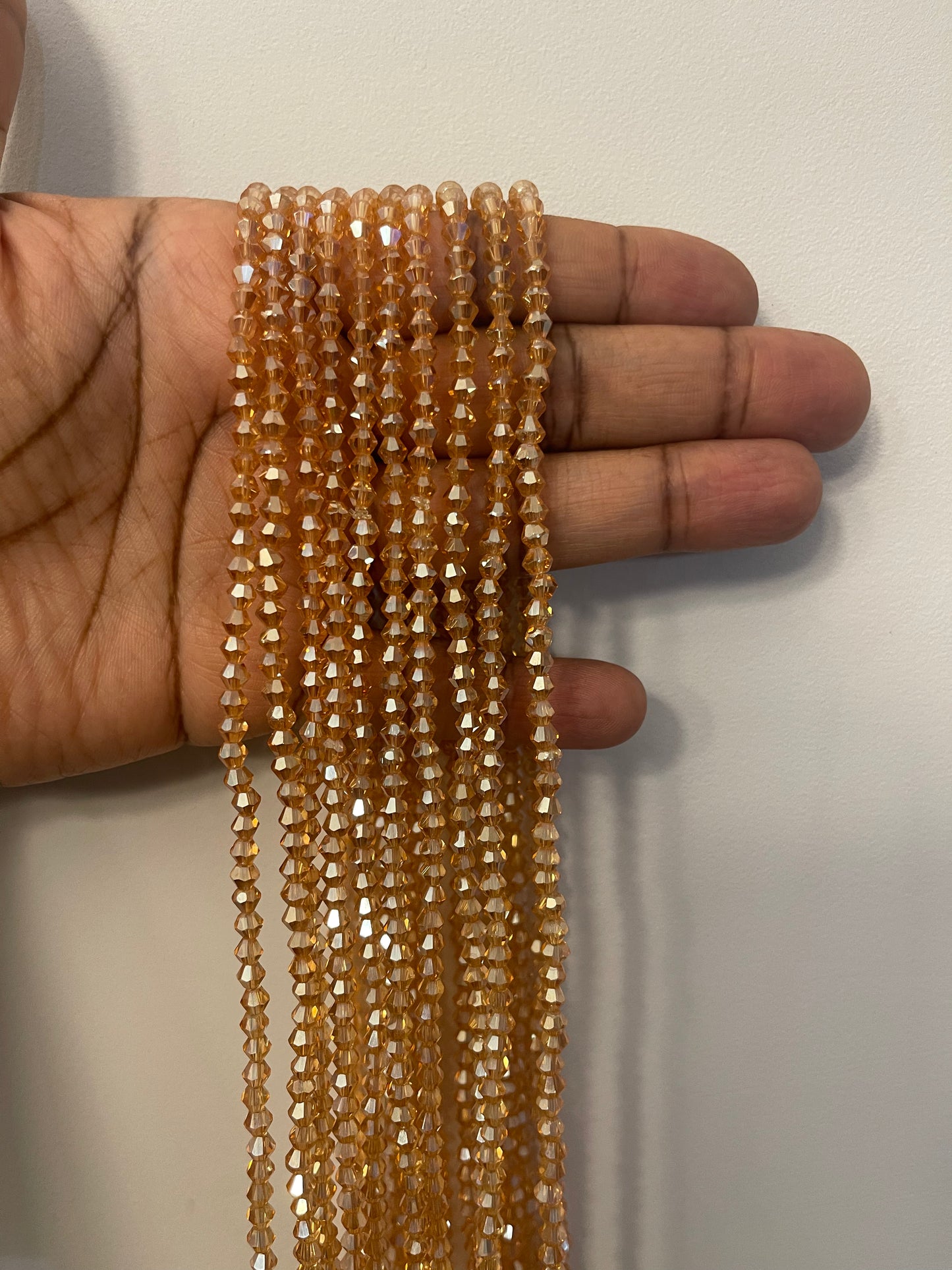 Solid color stretch waist beads