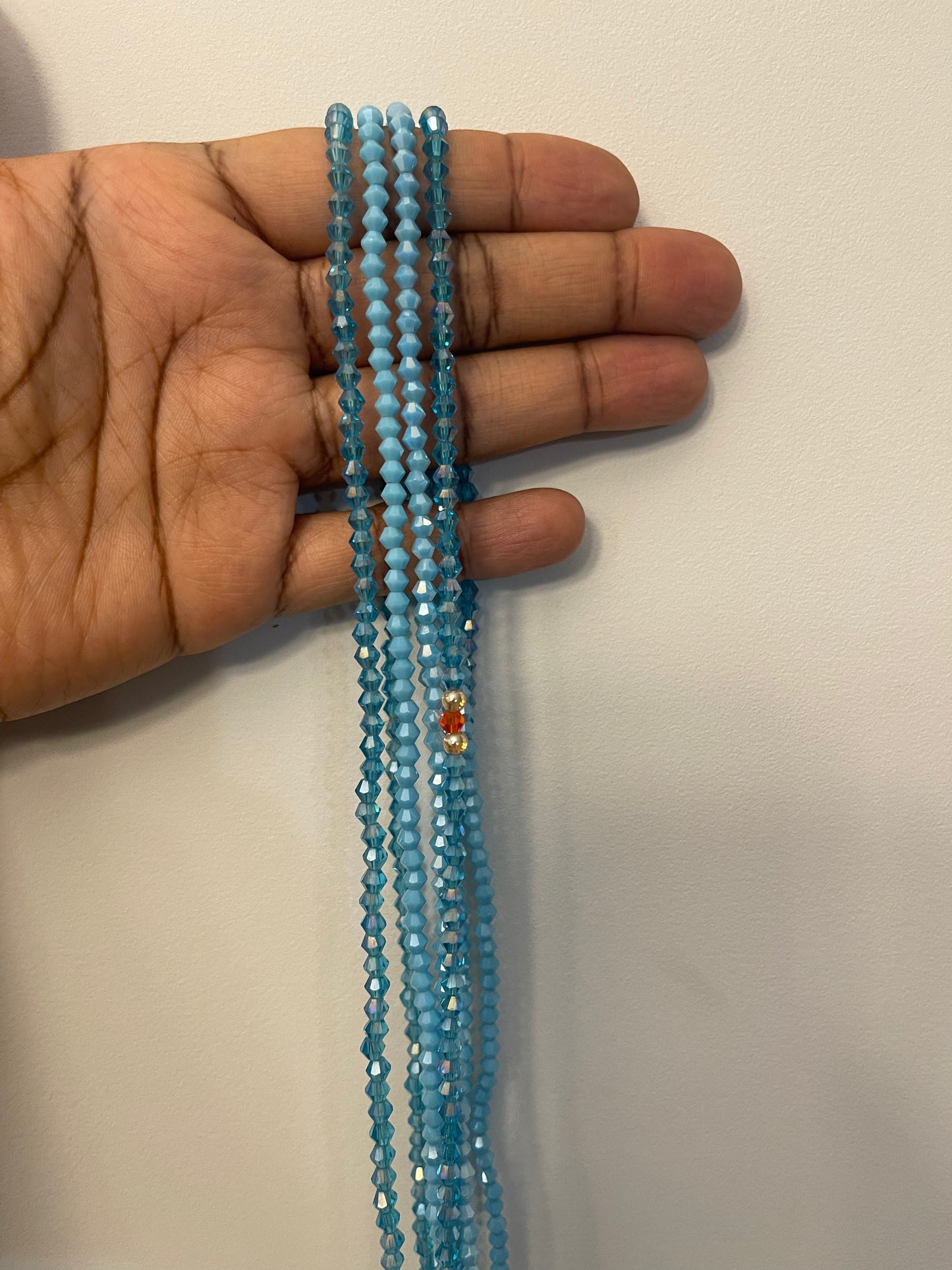 Solid color stretch waist beads