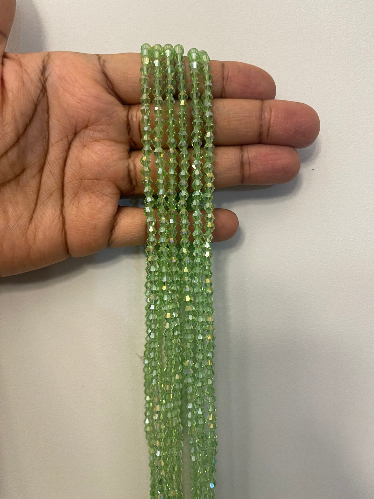Solid color stretch waist beads