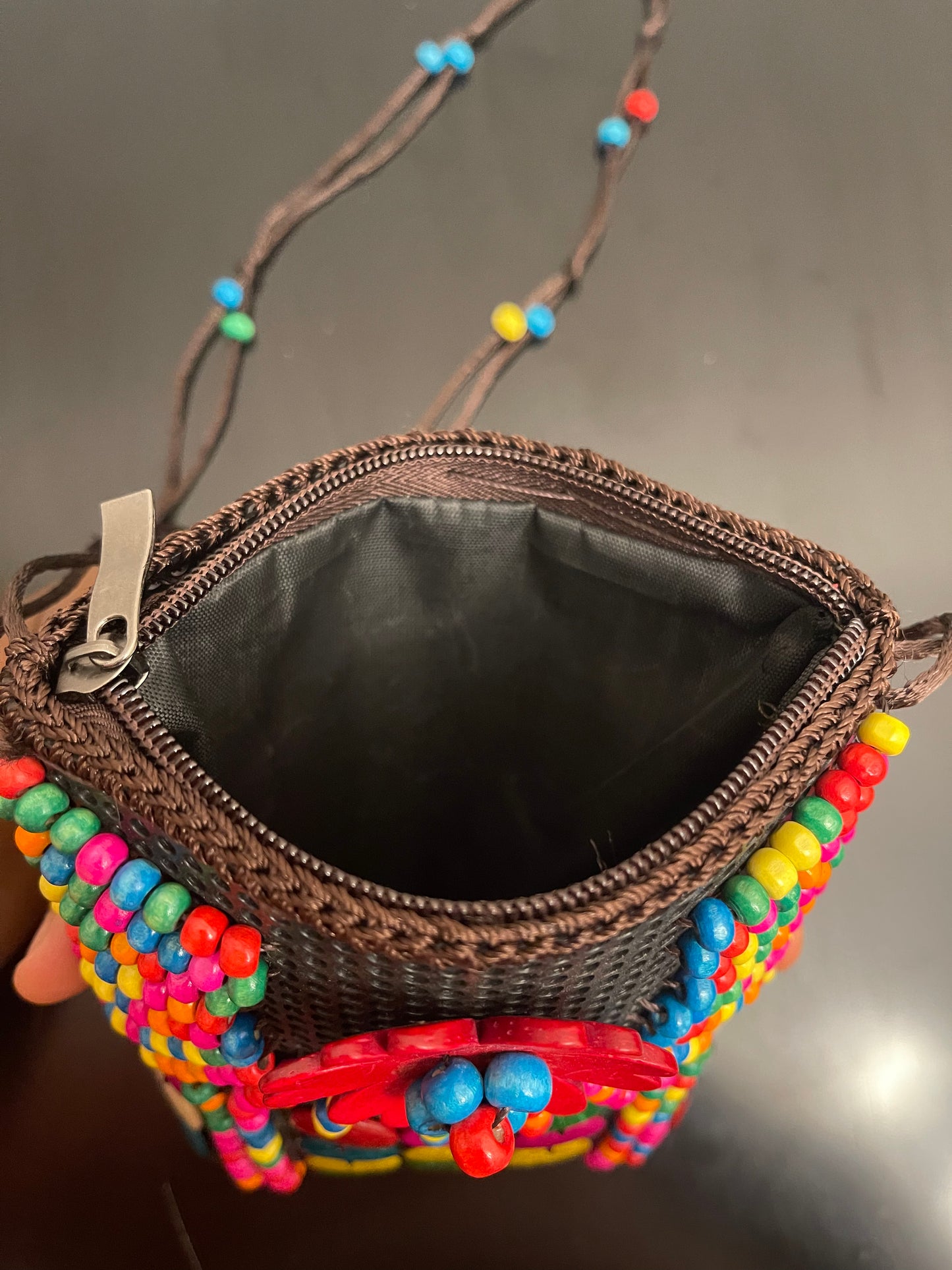 Multi-color coconut shell large swing bag